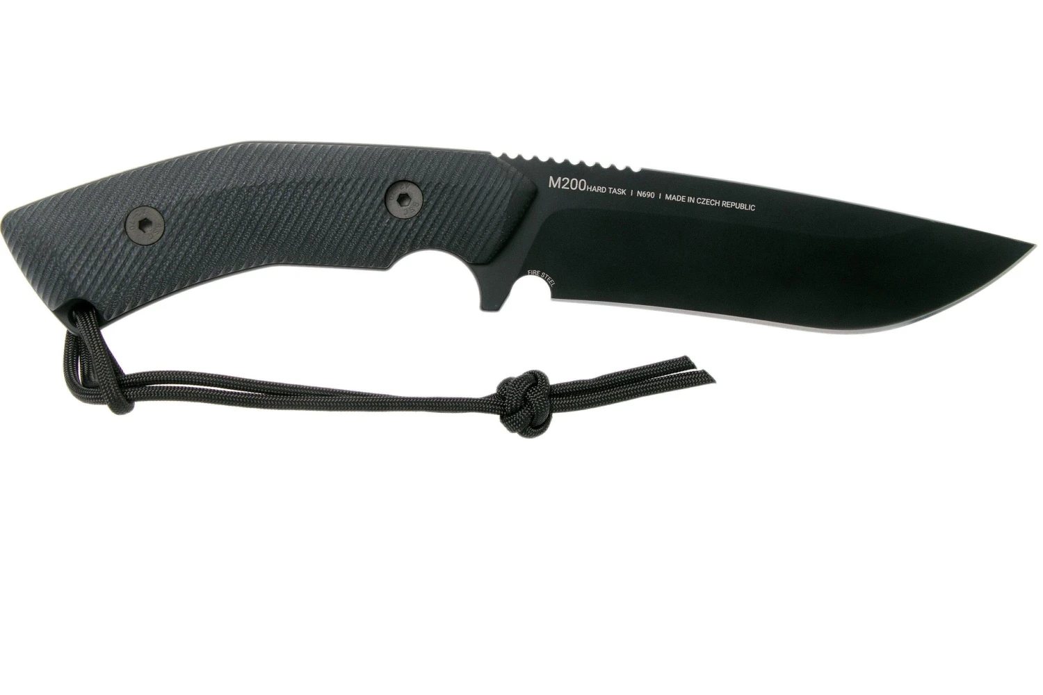 ANV M200 HT Hardtask DLC Sleipner, M200-001, Black Kydex Sheath, Cuchillo De Supervivencia 5 ANV M200 HT Hardtask DLC Sleipner, M200-001, Black Kydex Sheath, Cuchillo De Supervivencia - Imagen 5