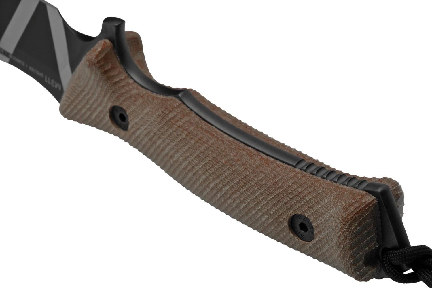 ANV Knives M311 SPELTER DLC Camo Elmax, Coyote Micarta Handle, Black Kydex Sheath, Cuchillo De Supervivencia 4 ANV Knives M311 SPELTER DLC Camo Elmax, Coyote Micarta Handle, Black Kydex Sheath, Cuchillo De Supervivencia - Imagen 4