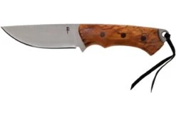 The Adventure Kit 41 Autine Kurbads, Curly Birch, Elmax, Brown RH Sheath, Cuchillo De Exterior