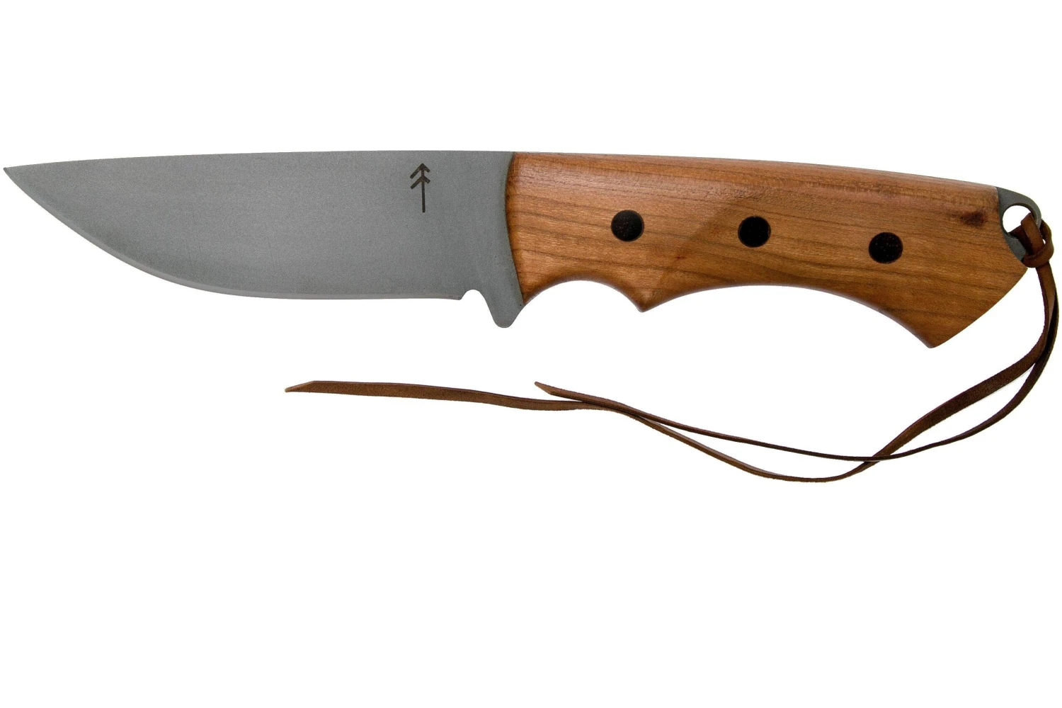 Autine Kurbads, Cherry, Elmax, Brown RH Sheath, Cuchillo De Exterior 1 Autine Kurbads, Cherry, Elmax, Brown RH Sheath, Cuchillo De Exterior