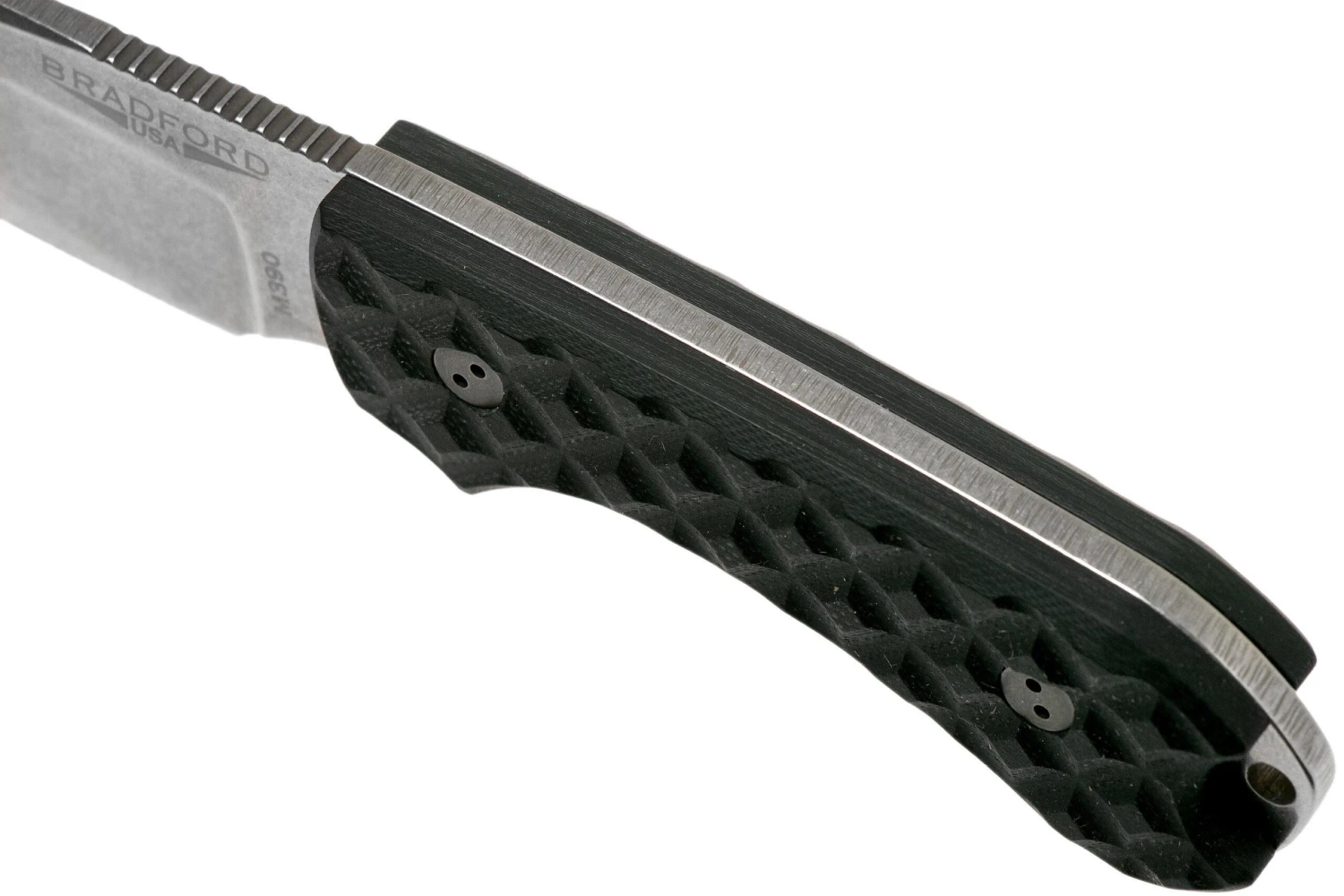 Bradford Guardian 3, Black G10 Guardian 3 M390, False Edge, Sabre Stonewashed 3FE-001-M390 5 Bradford Guardian 3, Black G10 Guardian 3 M390, False Edge, Sabre Stonewashed 3FE-001-M390 - Imagen 5