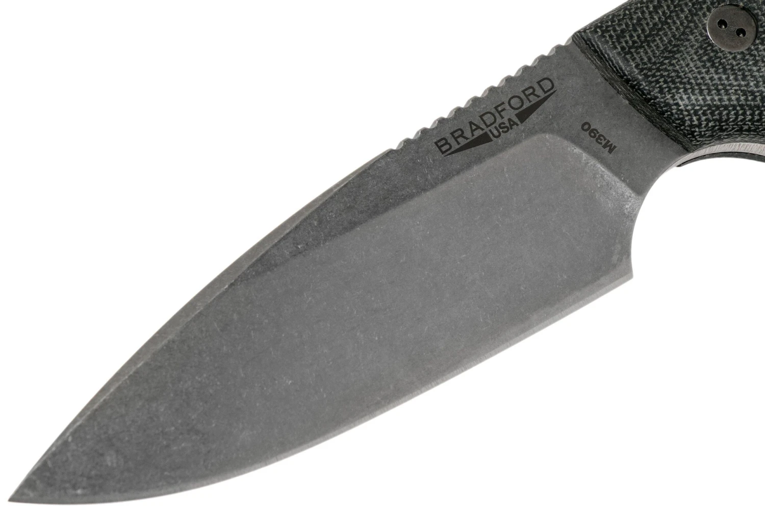 Bradford Guardian 4FE, 3D Black Micarta Guardian 4 M390, Sabre Stonewashed False Edge 4FE-101 3 Bradford Guardian 4FE, 3D Black Micarta Guardian 4 M390, Sabre Stonewashed False Edge 4FE-101 - Imagen 3