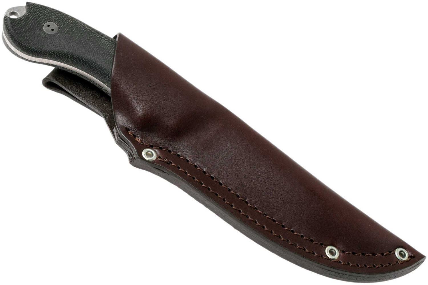 Bradford Guardian 4FE, 3D Black Micarta Guardian 4 M390, Sabre Stonewashed False Edge 4FE-101 7 Bradford Guardian 4FE, 3D Black Micarta Guardian 4 M390, Sabre Stonewashed False Edge 4FE-101 - Imagen 7