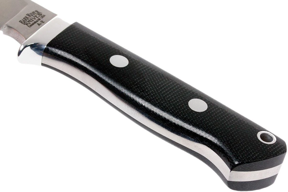 Bark River Huntsman A2, Black Canvas Micarta 4 Bark River Huntsman A2, Black Canvas Micarta - Imagen 4