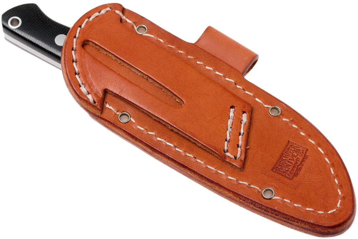 Bark River Huntsman A2, Black Canvas Micarta 8 Bark River Huntsman A2, Black Canvas Micarta - Imagen 8