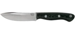 Bark River Mini Aurora Hunter CPM 3V, Black Canvas Micarta