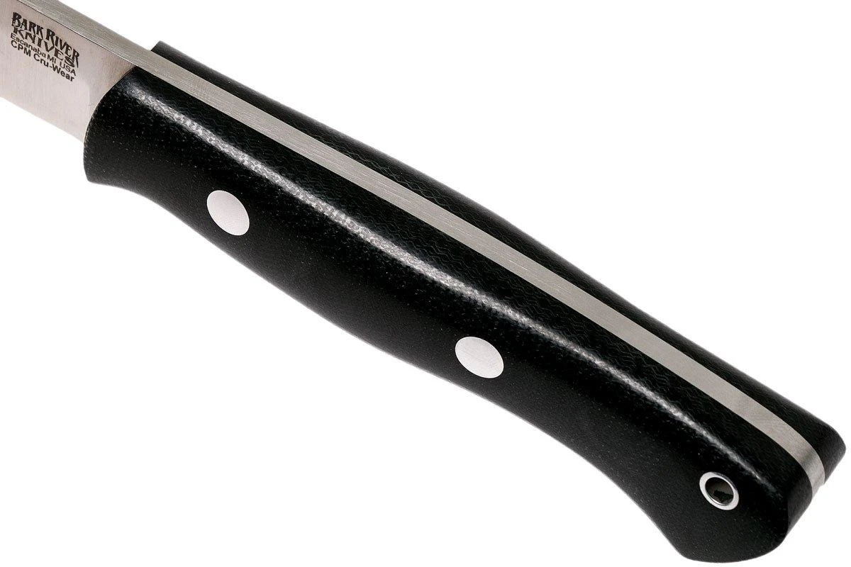 Bark River Aurora CPM Cru-Wear, Black Canvas Micarta, Cuchillo Bushcraft 5 Bark River Aurora CPM Cru-Wear, Black Canvas Micarta, Cuchillo Bushcraft - Imagen 5