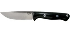 Bark River Bravo 1 A2, Black Canvas Micarta Rampless Cuchillo De Exterior