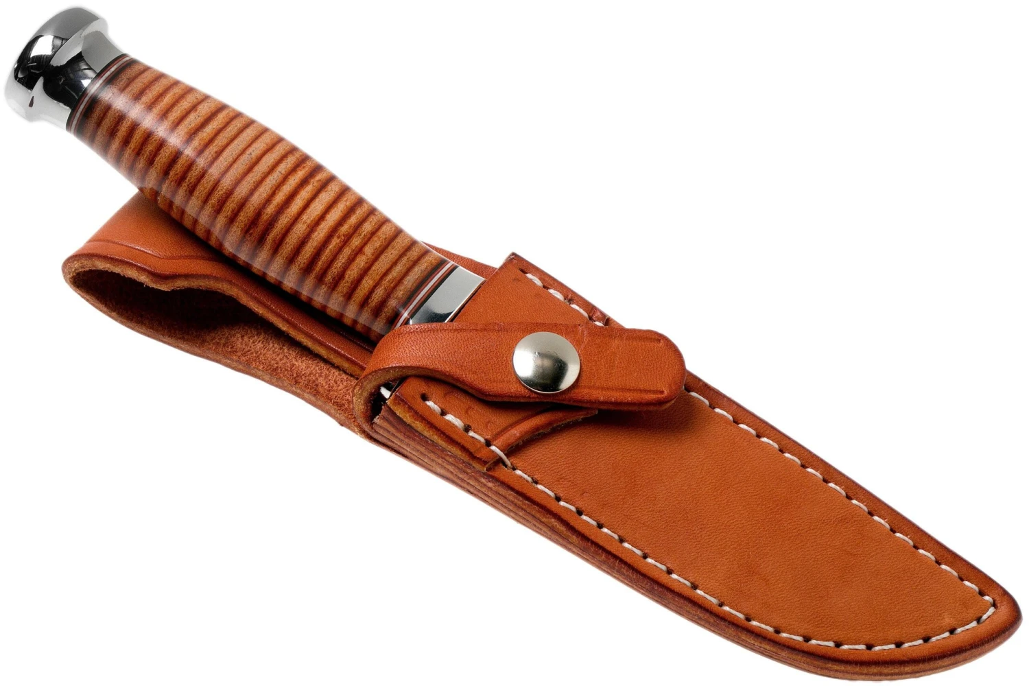 Bark River Boone CPM 3V Stacked Leather, Single Quillion Cuchillo De Exterior 6 Bark River Boone CPM 3V Stacked Leather, Single Quillion Cuchillo De Exterior - Imagen 6
