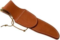 Bark River V-44 Bowie A2 Stacked Leather, Brass Double Quillion, Cuchillo Bowie -The Adventure Kit BRK08 231SDL BDQ 07 bark river knives