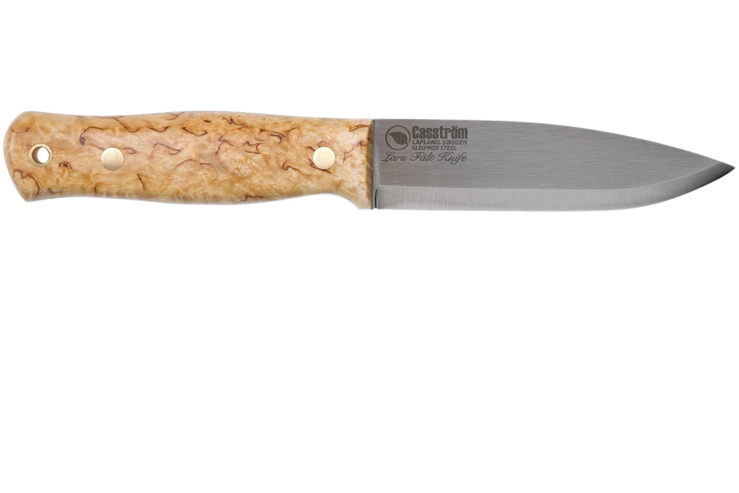 Casström Lars Fält Knife Cuchillo Bushcraft Curly Birch, Sleipner, 11804, Para Diestros 2 Casström Lars Fält Knife Cuchillo Bushcraft Curly Birch, Sleipner, 11804, Para Diestros - Imagen 2