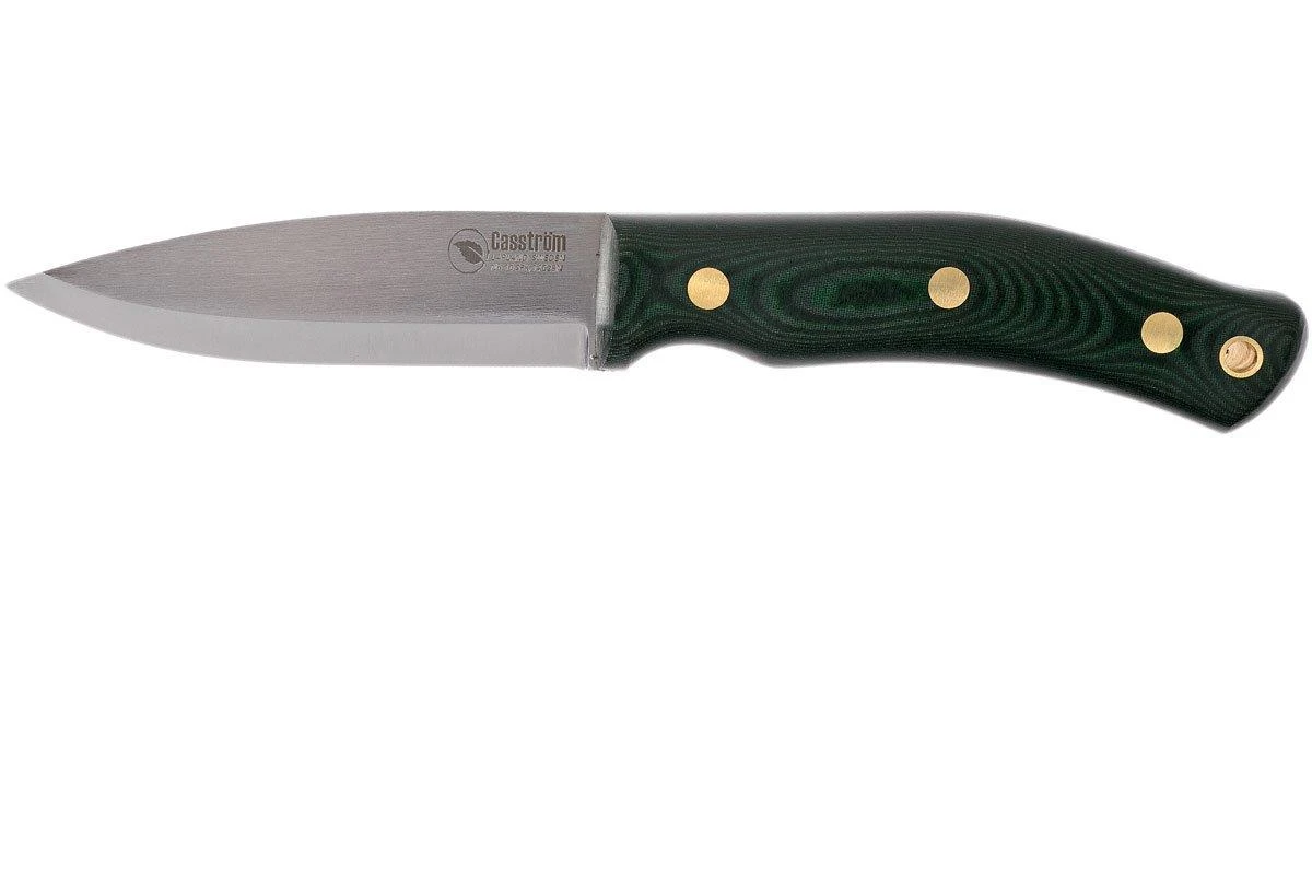 Casström No. 10 Swedish Forest Knife Green Micarta, 14C28N Scandi Grind 13107 1 Casström No. 10 Swedish Forest Knife Green Micarta, 14C28N Scandi Grind 13107