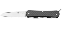 FOX Vulpis 3-Tools FX-VP130-3CF, M390, Black Carbon Fiber, Navaja Suiza