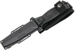 Gerber Strongarm Fixed Blade Black SE 30-001060N Cuchillo Fijo, Parcialmente Dentado -The Adventure Kit GE30 001060N 07 gerber strongarm ge30 001060n 07