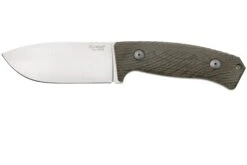 LionSteel M3 M3-CVG Green Canvas Micarta Cuchillo Fijo