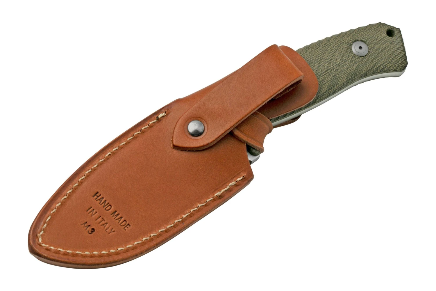 LionSteel M3 M3-CVG Green Canvas Micarta Cuchillo Fijo 7 LionSteel M3 M3-CVG Green Canvas Micarta Cuchillo Fijo - Imagen 7