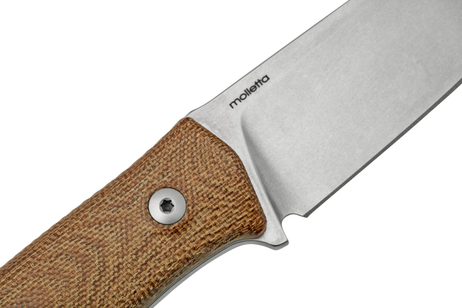 Lionsteel M4 Natural Micarta MagnaCut, KATO Exclusive, M4-MC-CVN Cuchillo Fijo 5 Lionsteel M4 Natural Micarta MagnaCut, KATO Exclusive, M4-MC-CVN Cuchillo Fijo - Imagen 5