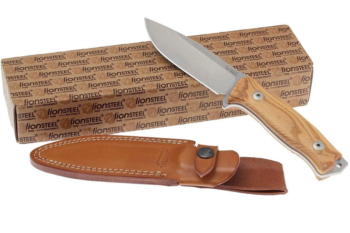 LionSteel M5-UL Sleipner Blade, Olivewood Handle 9 LionSteel M5-UL Sleipner Blade, Olivewood Handle - Imagen 9