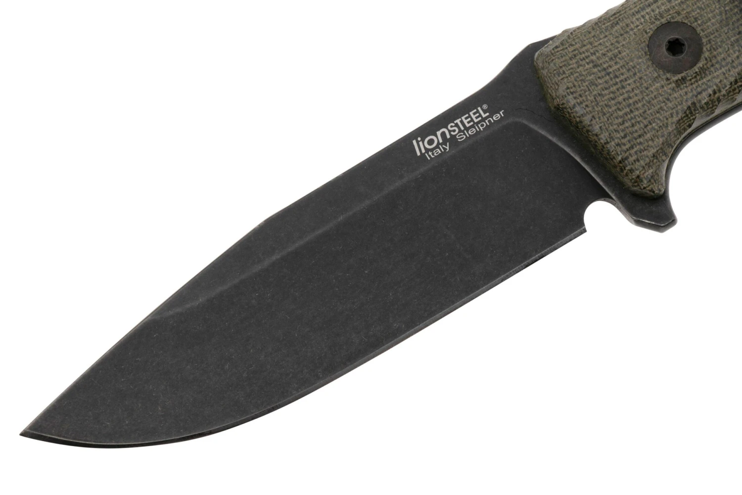 LionSteel M5B Sleipner Black, Green Canvas Micarta Cuchillo De Supervivencia 3 LionSteel M5B Sleipner Black, Green Canvas Micarta Cuchillo De Supervivencia - Imagen 3