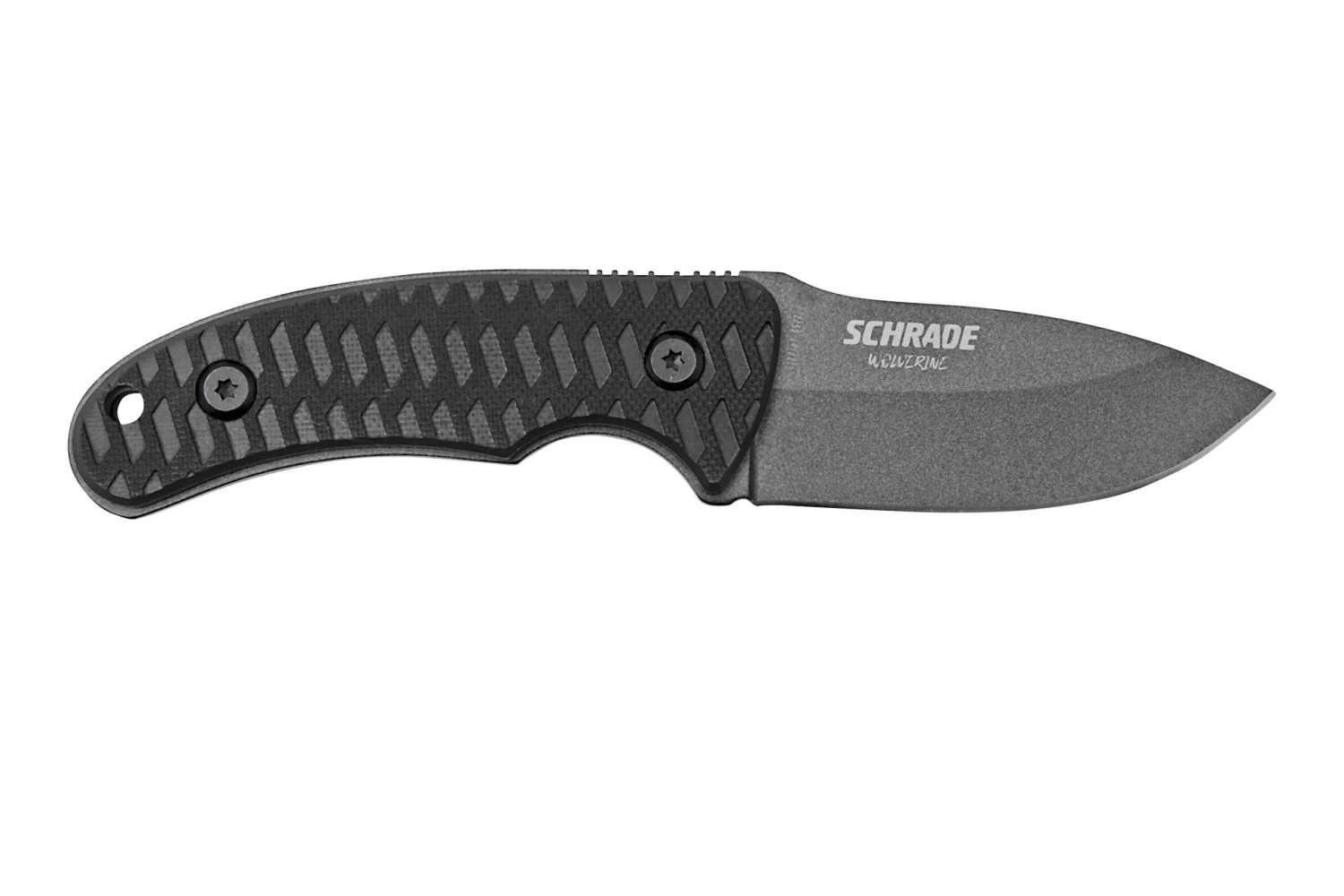 Schrade Wolverine Mini 1182519, Cuchillo Fijo Negro 2 Schrade Wolverine Mini 1182519, Cuchillo Fijo Negro - Imagen 2
