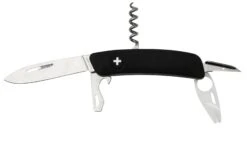 Swiza TT03 Tick Tool, Navaja Suiza Con Herramienta Para Garrapatas, Negro