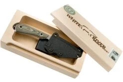 White River Knives M1 Caper Black & OD Linen Micarta Cuchillo Fijo, Funda Kydex -The Adventure Kit WRCPR LBO 08 white river knives